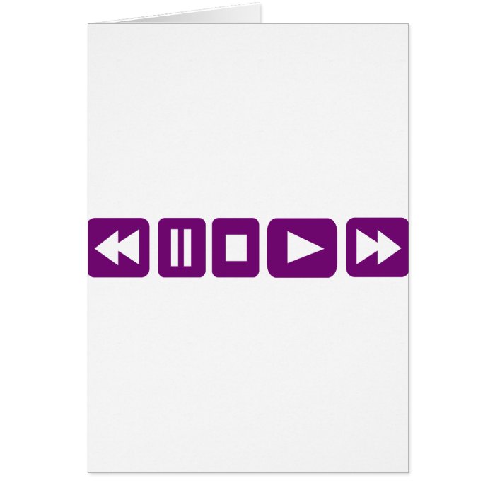 Music Player Greeting Card