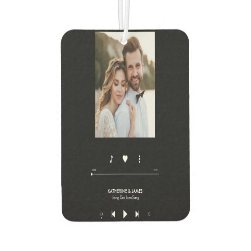 Music Player Photo Frame Personalized Air Freshener