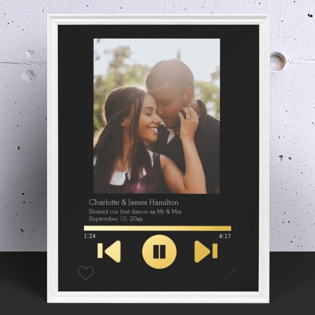 Music Player Photo Personalized Foil Prints (Creator Uploaded)
