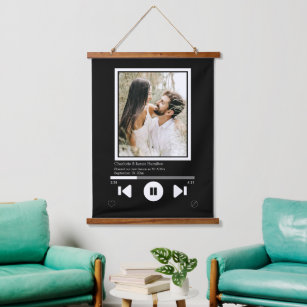 Music Player Photo Personalized Hanging Tapestry