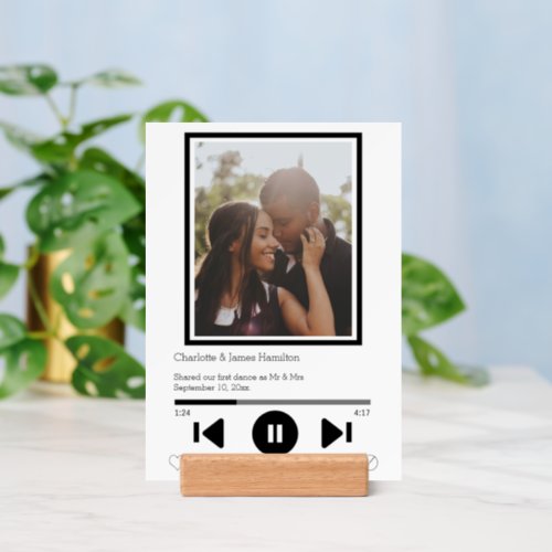 Music Player Photo Personalized Holder