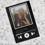Music Player Photo Personalized Jigsaw Puzzle<br><div class="desc">Novelty and modern Music Player Photo template - Personalized jigsaw puzzle.  add your own photograph and text - change the text to suit your requirements - personalized gifts ideas from Ricaso</div>