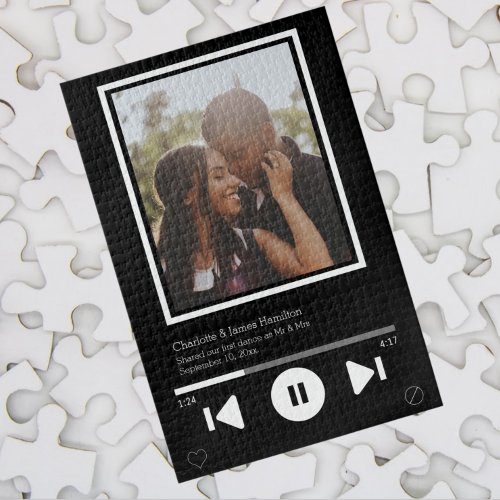 Music Player Photo Personalized Jigsaw Puzzle
