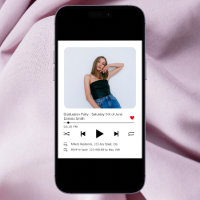 Music Player Song Modern Photo Graduation 2026