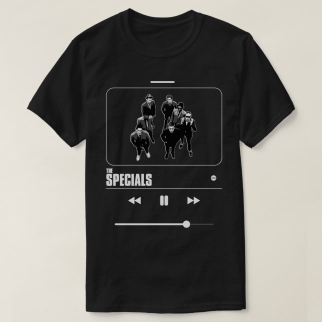Music player The specials White T-Shirt (Design Front)