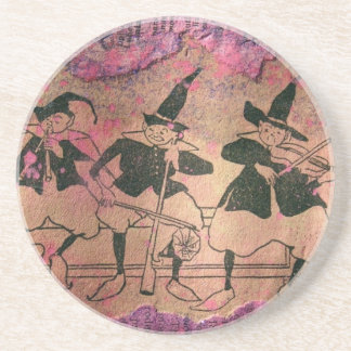Music Players Mixed Media Drink Coaster