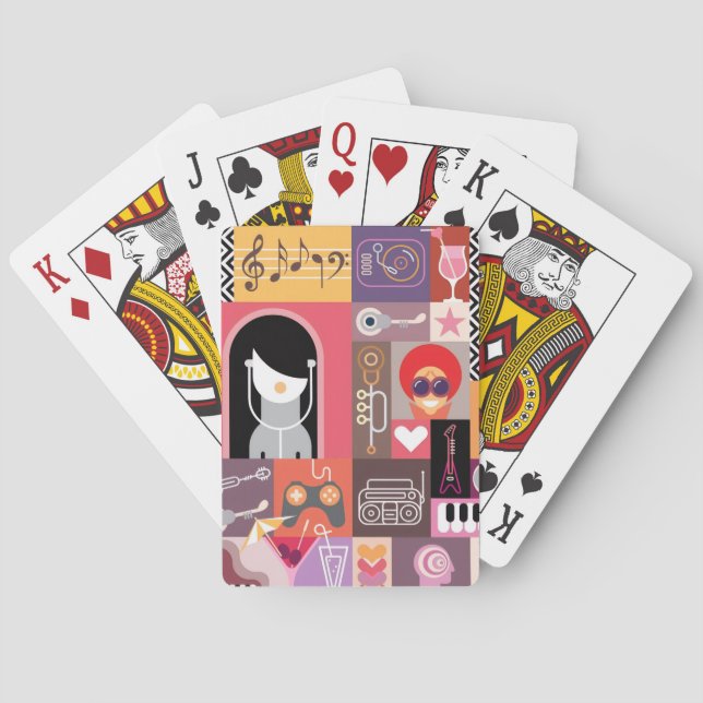 Music Poker Cards (Back)