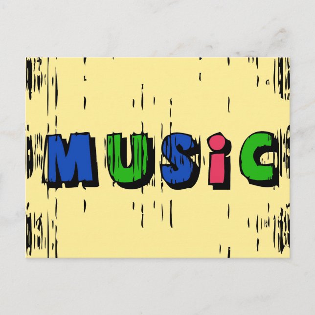 Music Postcard (Front)