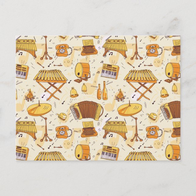 music postcard (Front)