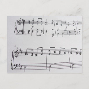 Music postcard 32