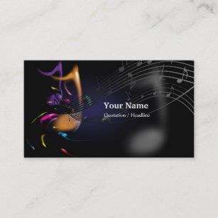 Music Private Teacher  Business Card