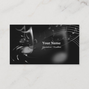Music Private Teacher Business Card