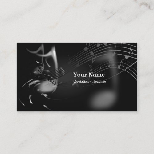 Music Private Teacher  Business Card