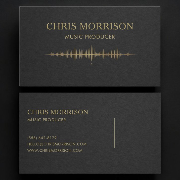 Music Producer Business Card