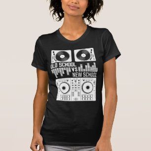 Music Producer DJ Old School Vinyl electro Techno T-Shirt