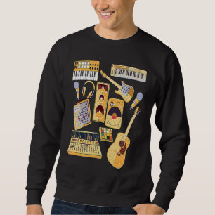 Music Producer Musician Instruments Composer Recor Sweatshirt