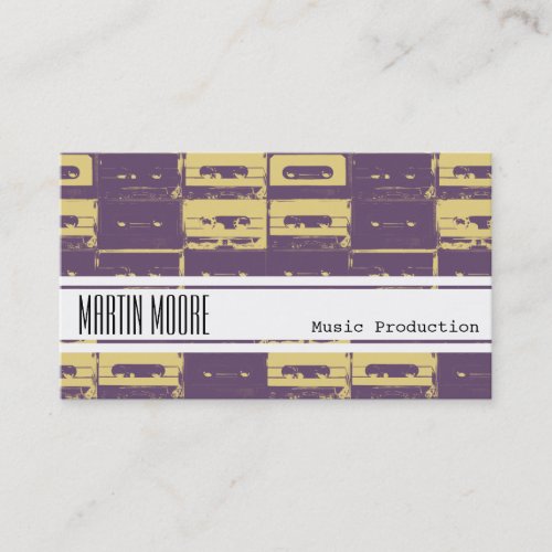Music production musician and DJ Business Card