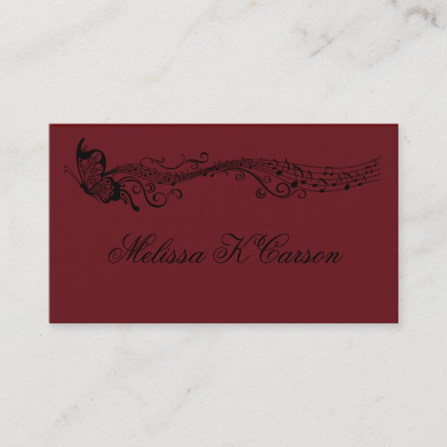 Music Profile Card (Front)