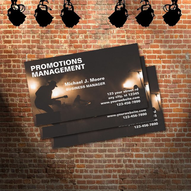 Music Promotional Business Card (Creator Uploaded)
