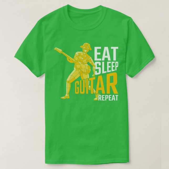Music Quote Gift Guitarist Musician Guitar T-Shirt (Design Front)
