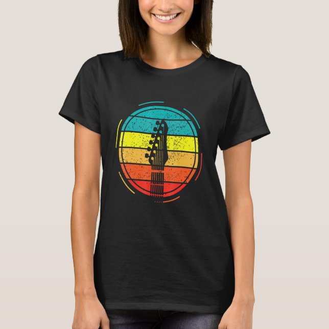 Music Quote Guitar Bass T-Shirt (Front)