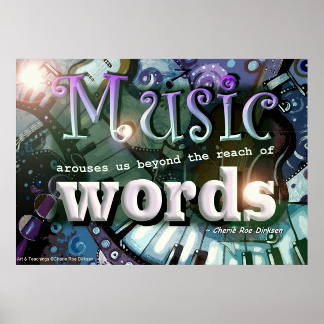 Music Quote Poster (Front)