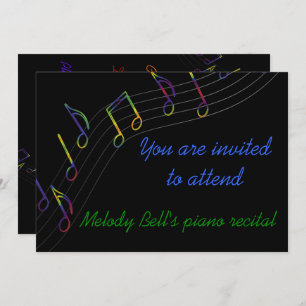 Music Recital Invitation