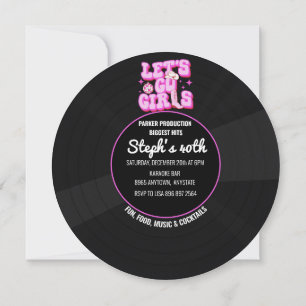 Music Record Fun Music Boho Western Invitation