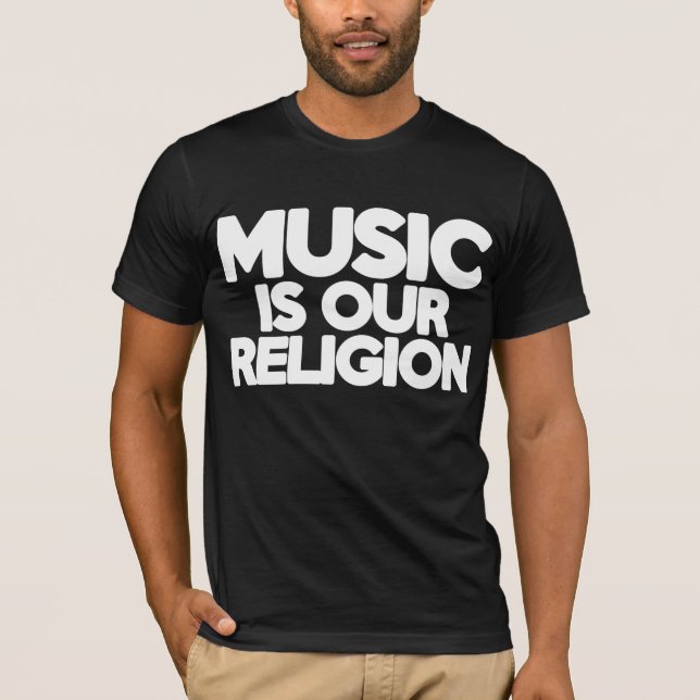 Music Religion T-Shirt (Front)