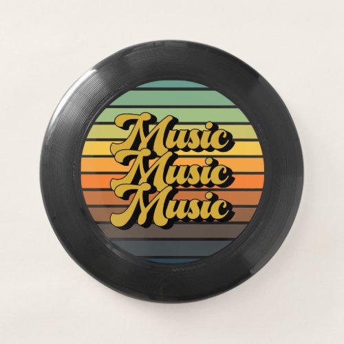 Music retro design Frisbees