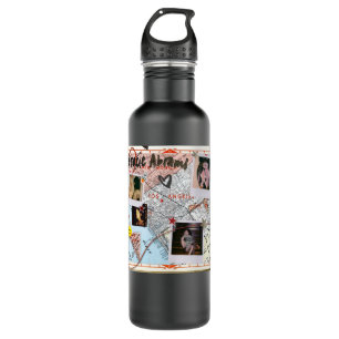 Music Retro Vintage Retro Gracie Abrams And Poster Stainless Steel Water Bottle