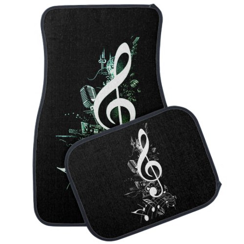 Music_Rides Car Floor Mat