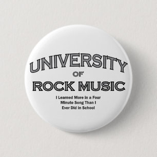 MUSIC-ROCK MUSIC PINBACK BUTTON