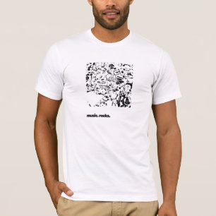 "Music Rocks" Musical Instruments Band Orchestra T T-Shirt
