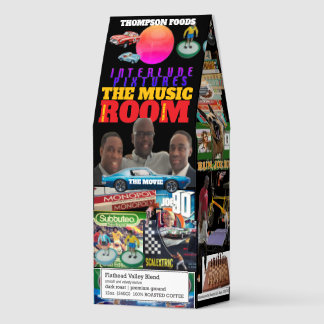 MUSIC ROOM  Coffee, 12oz Bag, Dark Roast, Flath Ro Roasted Coffee