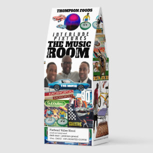 MUSIC ROOM Coffee, 12oz Bag, Dark Roast, Flath Roasted Coffee