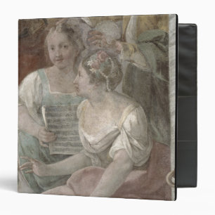 Music Room (fresco) (detail of 60259) 3 Ring Binder