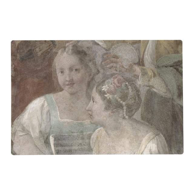 Music Room (fresco) (detail of 60259) Placemat (Front)