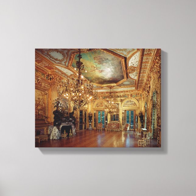 Music room interior canvas print (Front)