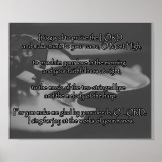 music room praise poster