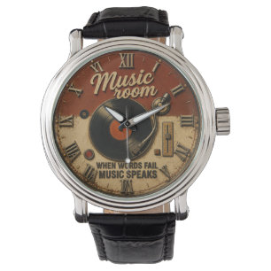 Music Room Vinyl Record Watch