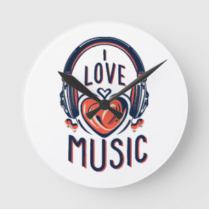 music  round clock