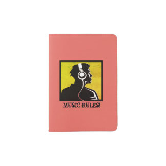 Music rules passport holder
