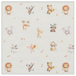Music school animals musicians cute nursery decor fabric