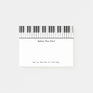 Music school post-it notes