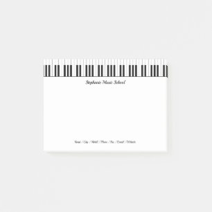 Music school post-it notes
