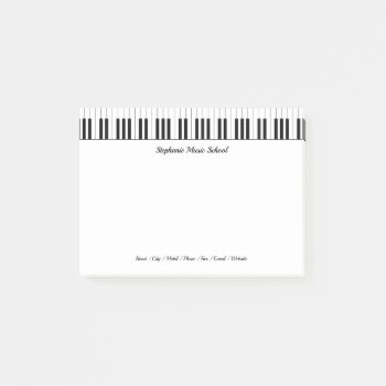 Music School Post-it Notes by wierka at Zazzle