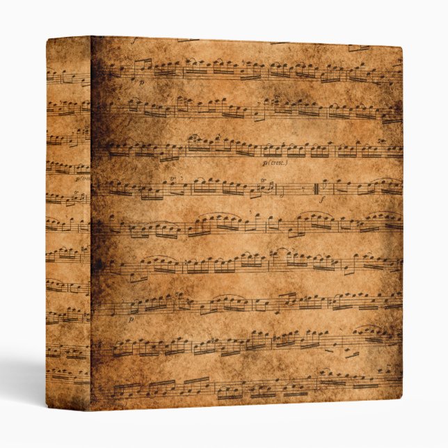 Music score binder (Front/Spine)