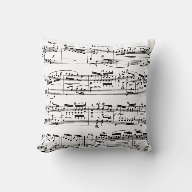Music Score Pillow 2 (Front)