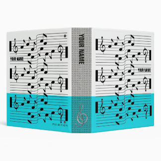 Music Scores Note Sheet Binder Light Blue